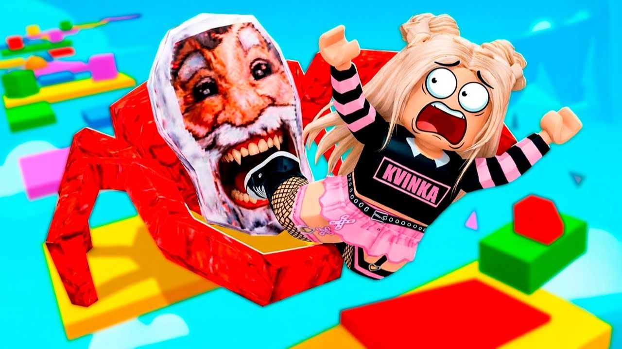 МЕНЯ СЪЕЛ ГУГУ ГАГА В ROBLOX!😱 смотреть онлайн