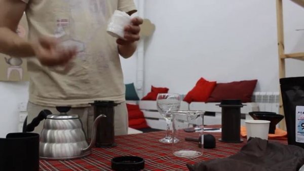 КОФЕ ／ Китайский аэропресс AIR Press - МЯСОКИТ! или Записки велобариста