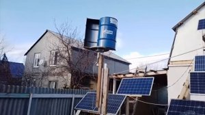 вертикальный ветрогенератор из бочек