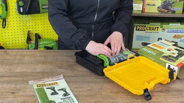 Шуруповерт аккумуляторный PA18Pro Procraft 20В смотреть онлайн