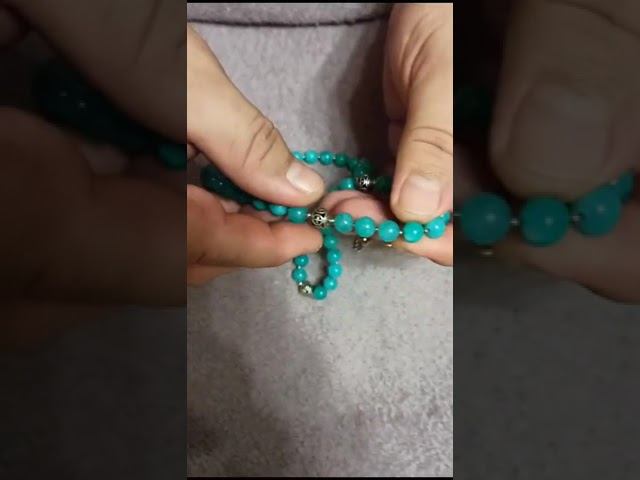 Четки на 50 Ангел-Хранитель подарочные из амазонита