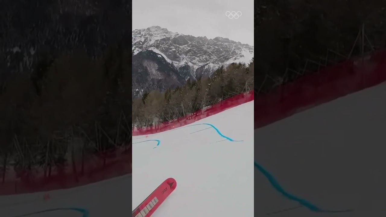 POV You're Flying Down The Slopes ⛷️ #MilanoCortina2026