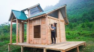 Устанавливаю дверные рамы и строю стену. Серия 4. Хуан Ли