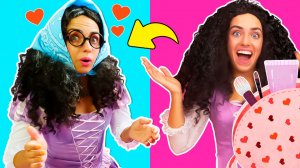 Вредные принцессы. Видео для девочек. Принцесса превратилась в бабушку! 😯👩🦳