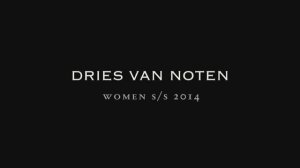 Показ женской коллекции Dries Van Noten 086 весна-лето 2014