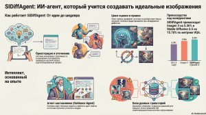 SIDiffAgent: Self-Improving Diffusion Agent