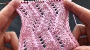 😍👍ИНТЕРЕСНЫЙ УЗОР СПИЦАМИ