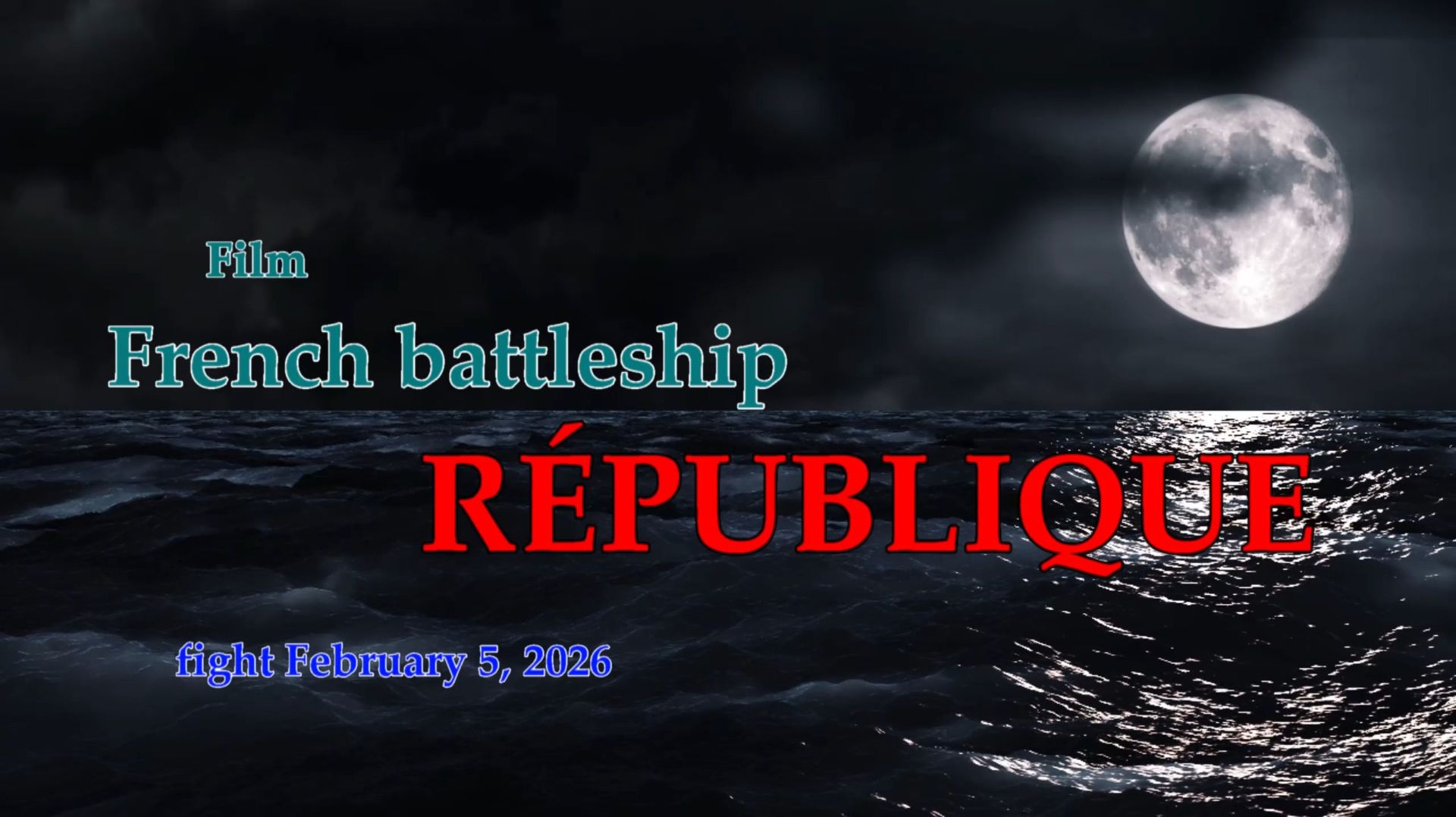 The French battleship RÉPUBLIQUE in an Asymmetrical battle смотреть онлайн