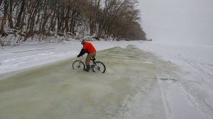 Велопрогулка по Льду Волги 1 Февраля!