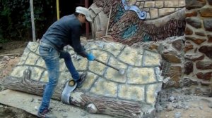 как проверить забор   на прочность. сделанного  из раствора ...декоративная  штукатурка