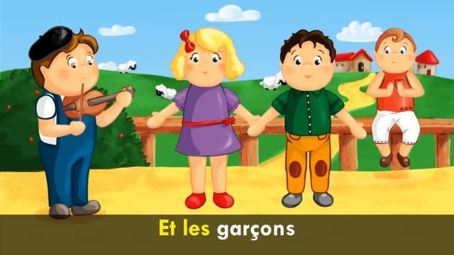 Mon papa ne veut pas que je danse la polka (c'est Gugusse avec son violon) - comptine avec paroles смотреть онлайн