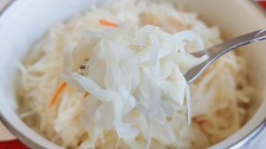 Квашеная капуста белоснежная, хрустящая, получится у всех🥬