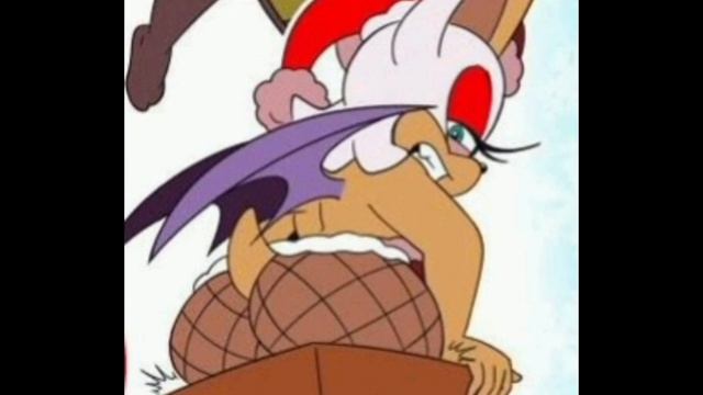 Rouge The bat butt stuck in the chimney смотреть онлайн