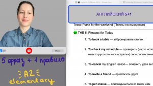 5 полезных фраз A2 и Present Continuous для будущего | Английский 5+1