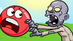 Новый КРАСНЫЙ ШАР, Красныш спасает деревню красных шариков