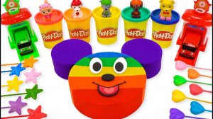 ЛЕПИМ МИККИ МАУСА ИЗ КИНЕТИЧЕСКОГО ПЕСКА ВИДЕОЛЕПКА ВИДЕО МУЛЬТИКИ ДЛЯ ДЕТЕЙ КАНАЛ ИГРАЛКИ-ЗАЛИПАЛКИ