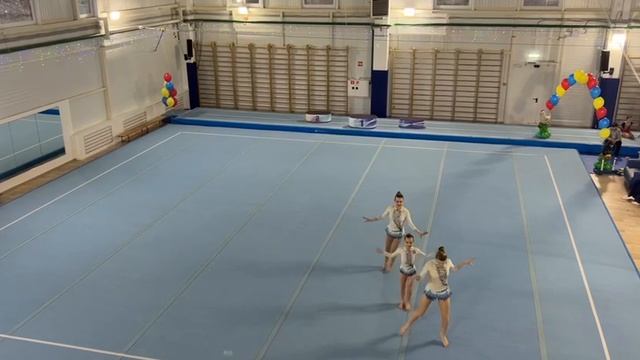 ТР КМС, Калюжная Полина - Костылева Анна - Урбайтите Злата, КРСДМОО, Темповое упражнение