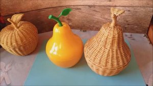 Груша из бумажной лозы