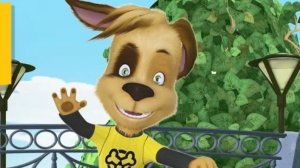 Барбоскины. Дружек катается на скейтборде. Мультфильм игра