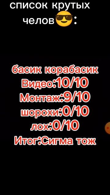 список крутых челов😎 смотреть онлайн