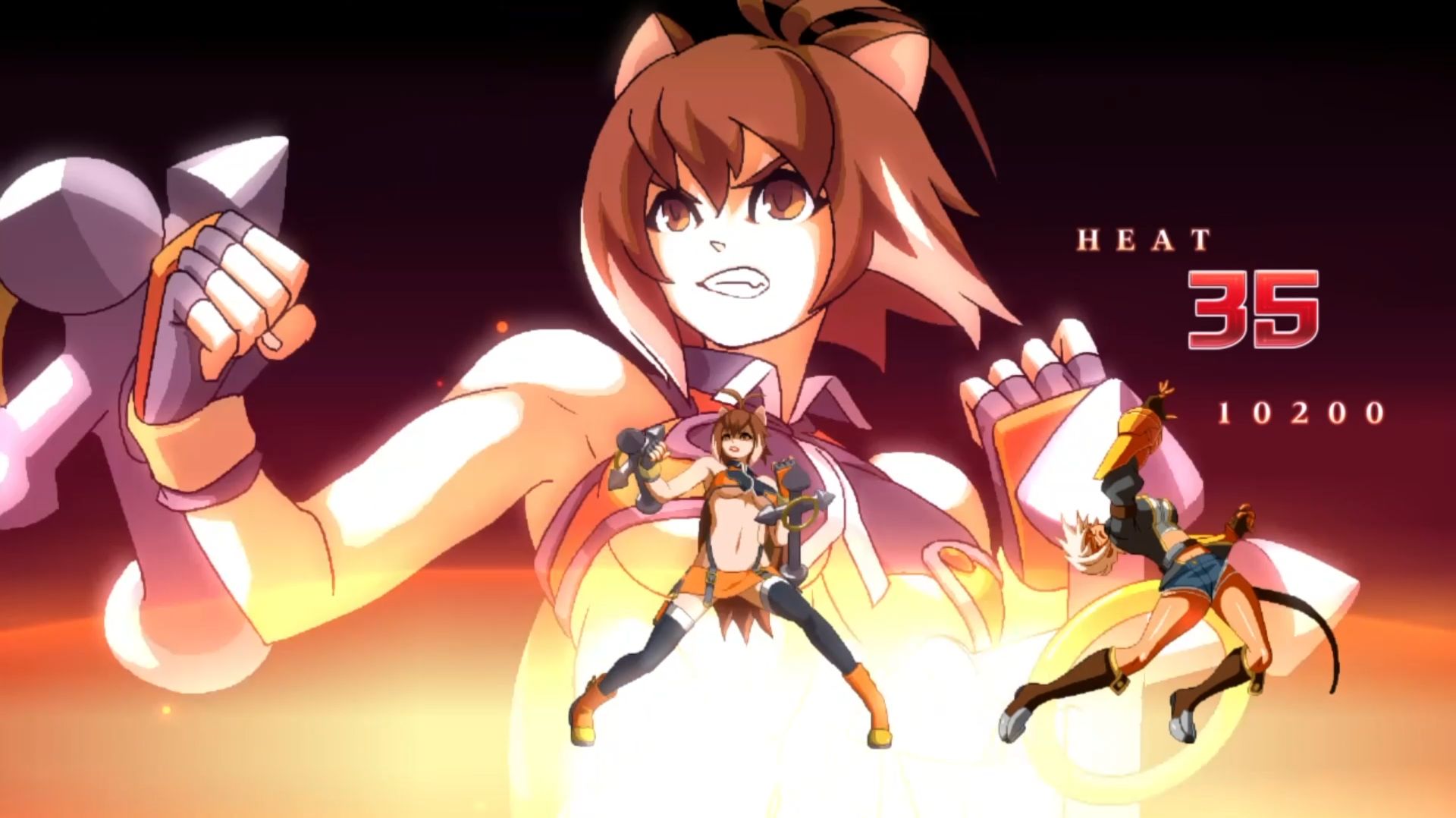 Беличья ярость (Makoto vs Bullet) [Blazblue Centralfiction, 2017, PS4 Pro]