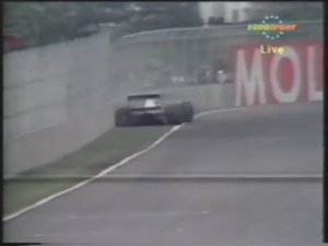 Формула 1. Авария ван дэ Поэле на Гран-при Канады 1992 (субботняя квалификация)