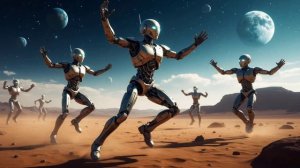 Электронная музыка в стиле Electro Techno House Robots.