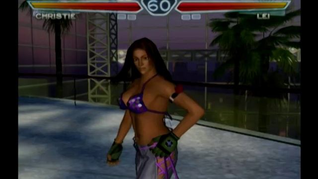 Tekken 4 PS2 - Arcade mode with Violet and Christie