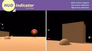 Asset Unity - HUD Indicator (Индикатор HUD)