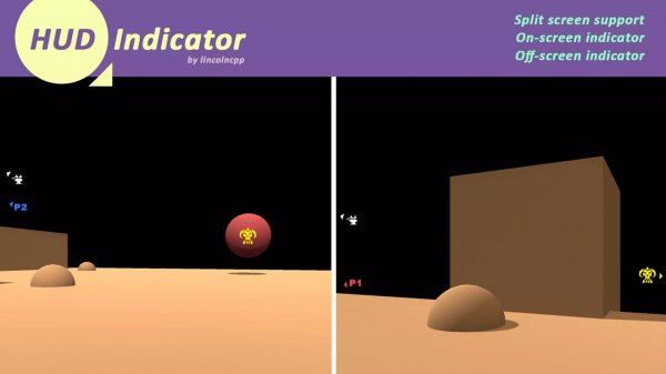 Asset Unity - HUD Indicator (Индикатор HUD)