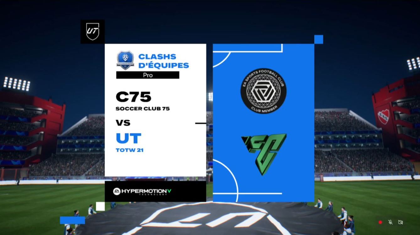 Clash Equipe • Soccer Club 75 🆚 TOTW 21