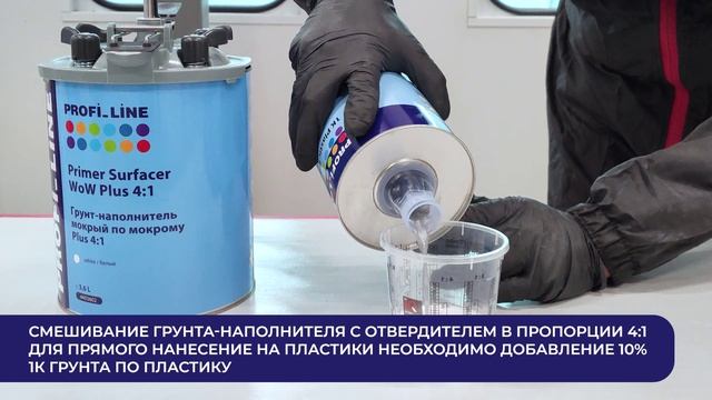 Грунт-наполнитель PROFI_LINE мокрый по мокрому PLUS 4:1 белый (3.6 л) смотреть онлайн