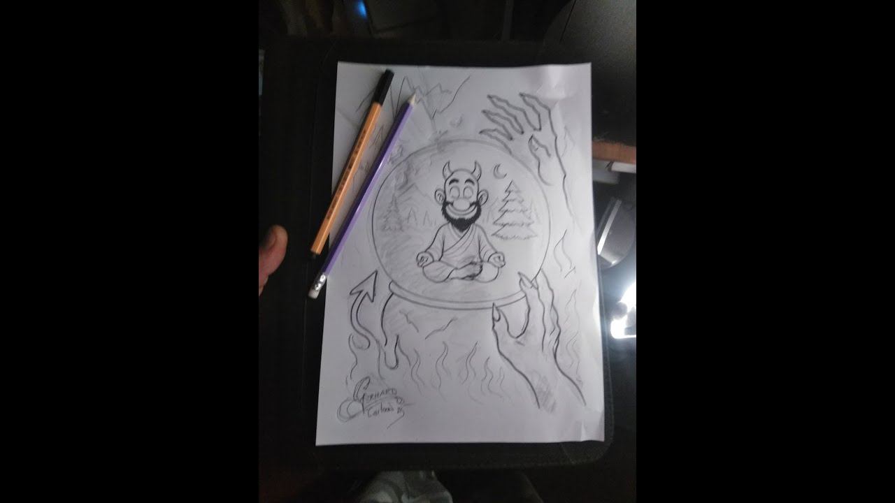 Auf Meiner Skizze Lagen Noch Immer Glassplitter.