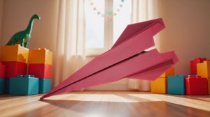 Как сделать самолетик из бумаги