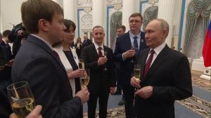 Вручение премий Президента в области науки и инноваций для молодых учёных