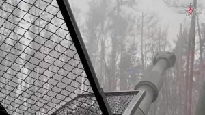 Боевая работа расчета самоходной гаубицы «Мста-С» группировки войск «Запад»