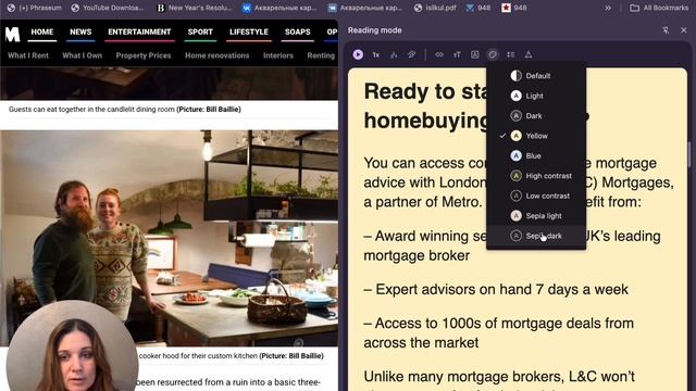 GoogleChrome. Reading Mode