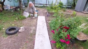 Садовая дорожка своими руками. Бюджетненько!
