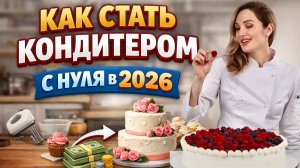 Как стать кондитером с нуля в 2026: 3 шага + где взять первых клиентов