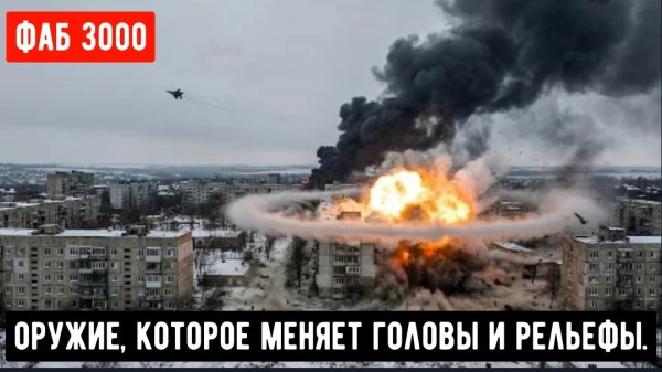 FAB-3000 потрясла Украину — как Российская 3-тонная бомба прорвала линию фронта.