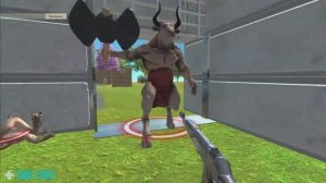 ПЕРВОБЫТНЫЙ ЧЕЛЛЕНДЖ: ДИНОЗАВРЫ, ОБЕЗЬЯНЫ И ПУШКИ! 🦖🐒💥