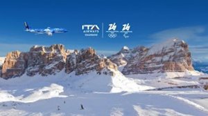 Livrea Speciale di Milano Cortina 26 da ITA Airways