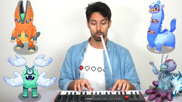 My Singing Monsters Островок Тени: Реальные Инструменты vs. Монстров!