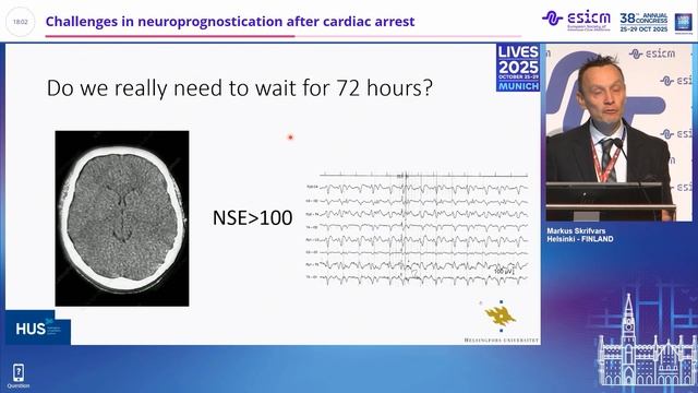 Challenges in neuroprognostication after cardiac arrest Markus Skrifvars