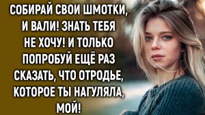 Собирай свои шмотки, знать тебя не хочу! И только попробуй ещё раз сказать…
