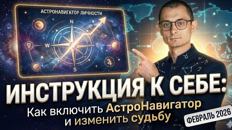 ИНСТРУКЦИЯ К СЕБЕ: Как включить «АстроНавигатор Личности» и изменить судьбу в феврале 2026 смотреть онлайн