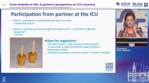 From bedside to life A patient’s perspective on ICU recovery Krista Bracke