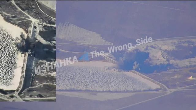 💥Нанесение огневого поражения ФАБом-3000 по дамбе в районе Константиновки… смотреть онлайн