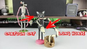 CARTOON CAT и LONG HORSE ТВОРЕНИЯ ТРЕВОРА ХЕНДЕРСОНА ИЗ ПЛАСТИЛИНА   ЛЕПИМ ВМЕСТЕ