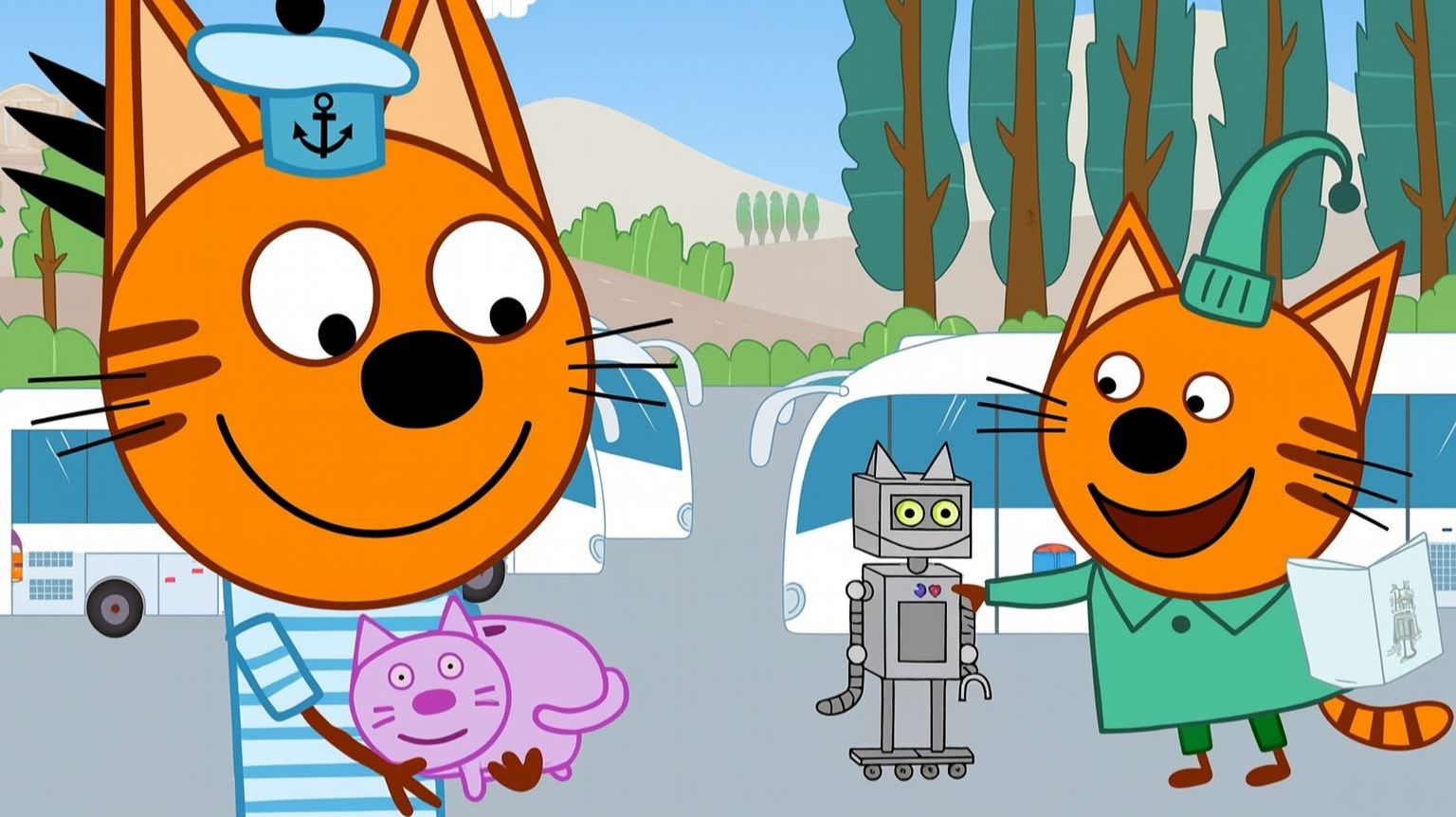 БОЛЬШОЙ СБОРНИК ТРИ КОТА ДЛЯ ДЕТЕЙ - СМОТРЕТЬ МУЛЬТИКИ ТРИ КОТА смотреть онлайн